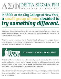 learn about what it means to be a chapter`s Founding Father.