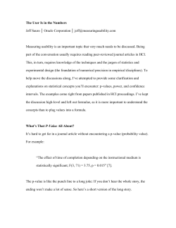 The User Is in the Numbers