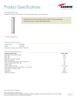 Product Specifications