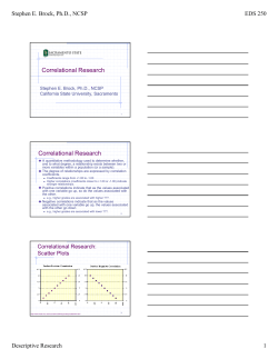 Correlational Research