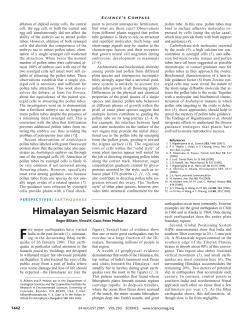 Himalayan Seismic Hazard - University of Colorado Boulder
