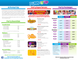Party Packages Party Experiences At Pump It Up Party Essentials