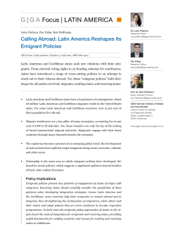 Focus | LATIN AMERICA - GIGA | German Institute of Global and