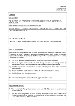 CAB1224 - Winchester City Council