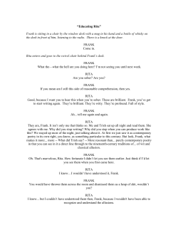 Educating Rita - Ivana Chubbuck Studio