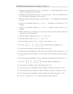 1 and f2(x) = x on the interval [0,3]