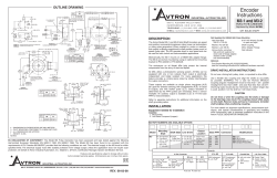 Encoder Instructions - Nidec