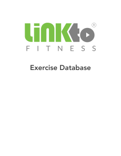 Exercise List