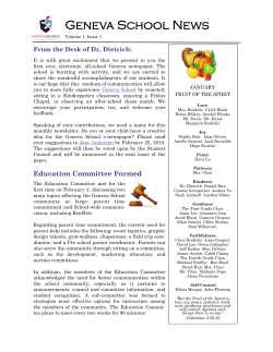 Geneva School News - The Geneva School of Manhattan
