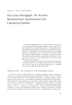 The Cross Petroglyph: An Ancient Mesoamerican Astronomical and