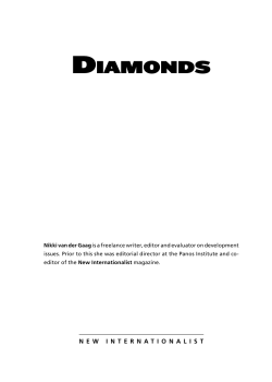 DIAMONDS - New Internationalist