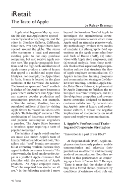 iRetail: The Taste of Apple.