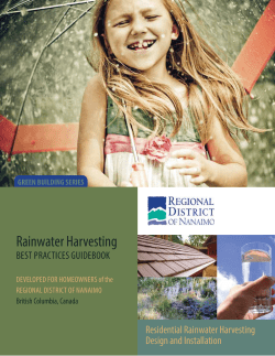 Rainwater Harvesting