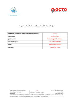 Occupation