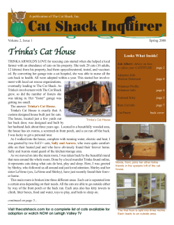Cat Shack Newsletter_mar08.qxd