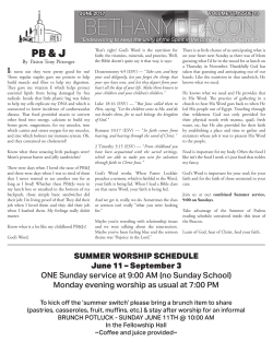 Beacon Newsletter - Bethany Lutheran