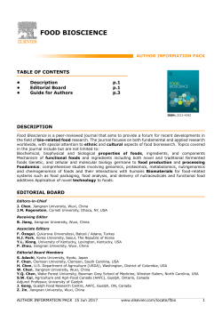 food bioscience