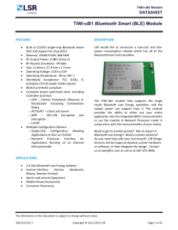 Datasheet - Mouser Electronics