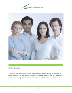 E Benefits Administration| PO Box 357 | Kuna, ID. 83634| PH: 208