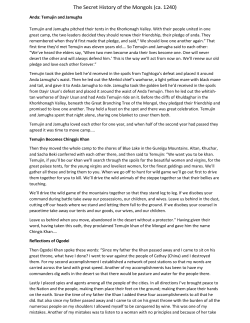 Doc. 1, Mongol Source