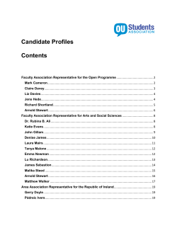 Candidate Profiles as Accessible PDF