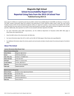 Magnolia HS - Anaheim Union High School District