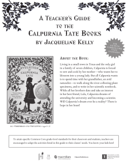 Calpurnia Tate Books