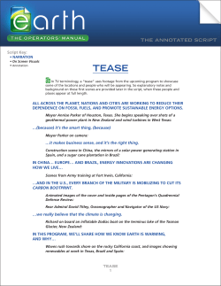 Script Key - Earth: The Operators` Manual