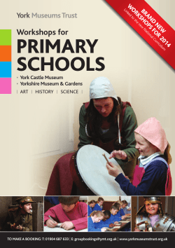 primary schools - York Museums Trust