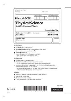 P1 F 2013 May Exam Paper