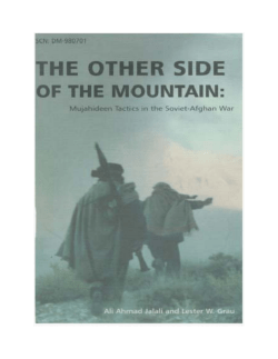 Mujahideen Tactics in the Soviet-Afghan War