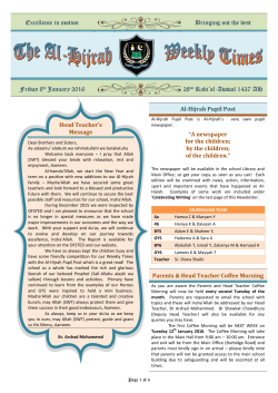 Excellence in motion Bringing out the best Friday - Al