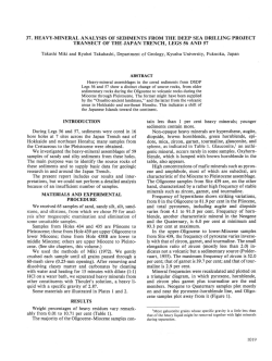 37. Heavy-Mineral Analysis of Sediments from the Deep Sea Drilling