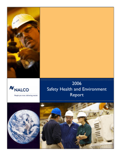2006 Safety Health and Environment Report