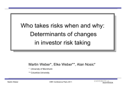 Martin Weber`s presentation