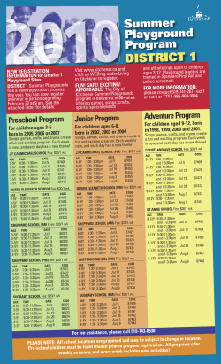 district 1 - City of Kitchener
