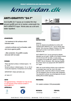 anti-graffiti "24-7"