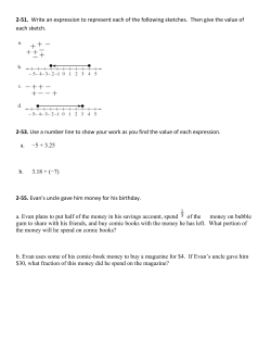 2-51. Write an expression to represent each of the following