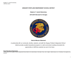 Stephen F. Austin Elementary School - Gregory