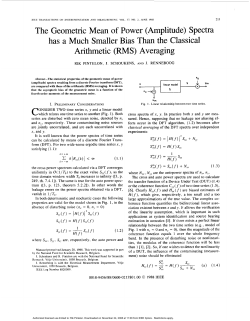 The geometric mean of power