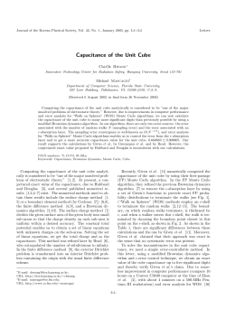 Capacitance of the Unit Cube