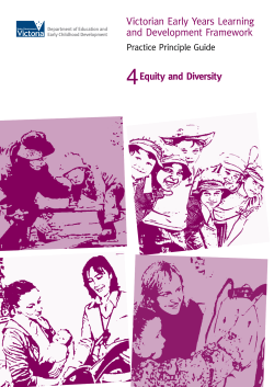 Equity and Diversity - Department of Education