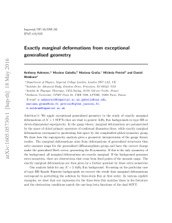 Exactly marginal deformations from exceptional generalised geometry