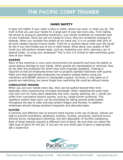 HAND SAFETY - pacificcomp.com