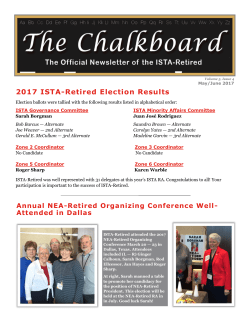 2017 ISTA-Retired Election Results