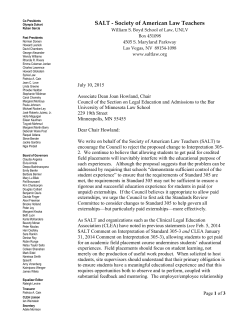 SALT - Society of American Law Teachers
