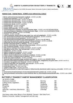 butterfly habitat classification form (size 340kb)