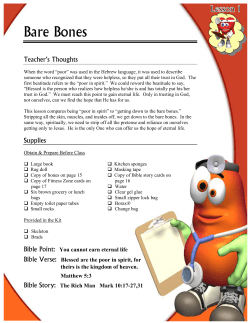 Bare Bones - River`s Edge Curriculum