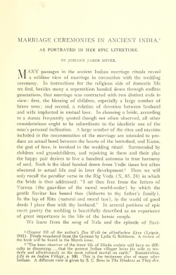 Marriage Ceremonies in Ancient India.