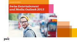 Swiss Entertainment and Media Outlook 2015